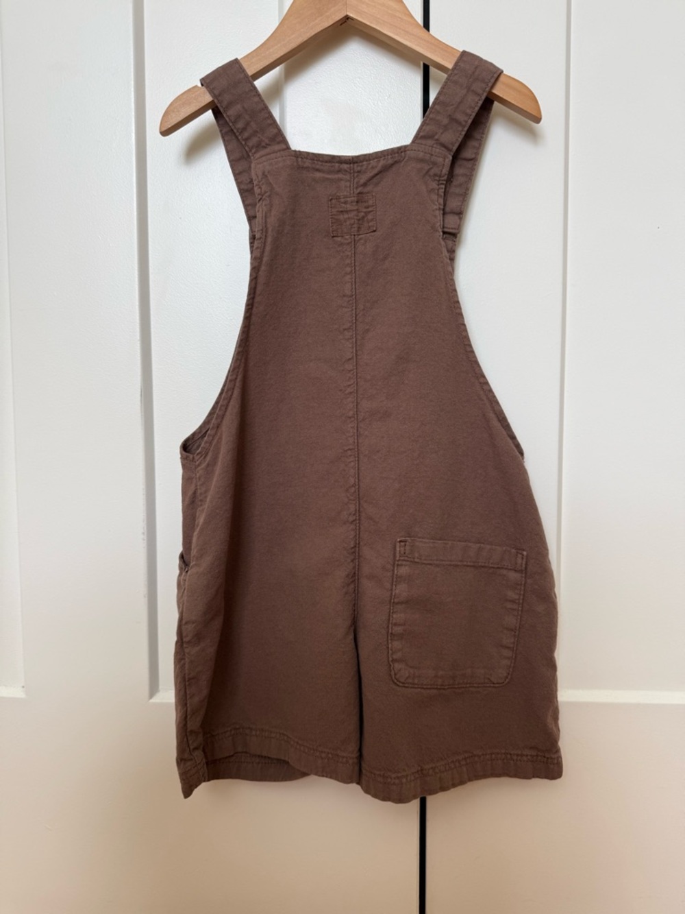 Zara Chocolate Overall Shorts - Picture 2 of 2